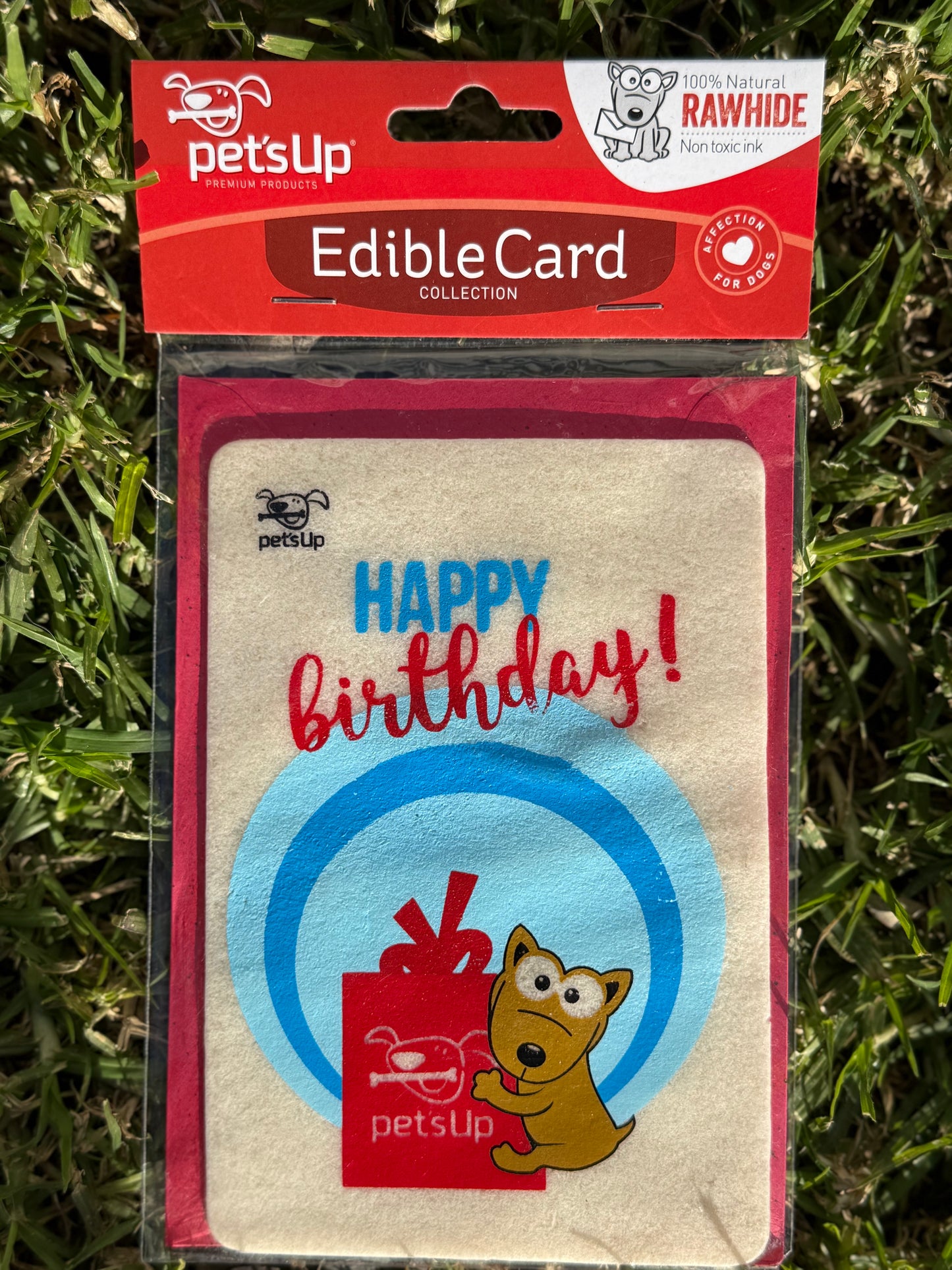 CARTÕES COMESTÍVEIS/  7"x 4"Happy Birthday